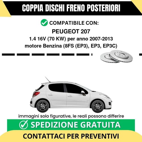 Coppia dischi freno posteriori - freno,