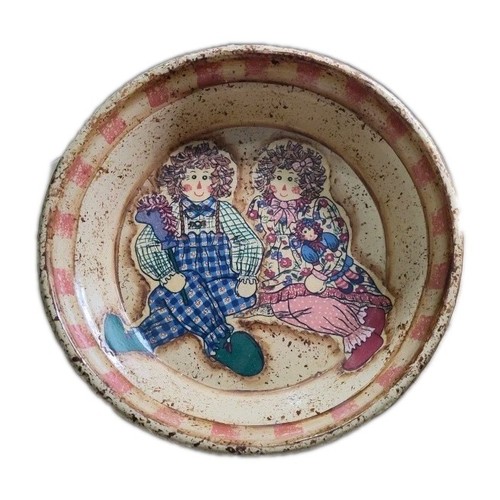 Ciotola per decoupage raggedy - decoupage,