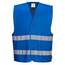 Gilet alta visibilità blu - alta,