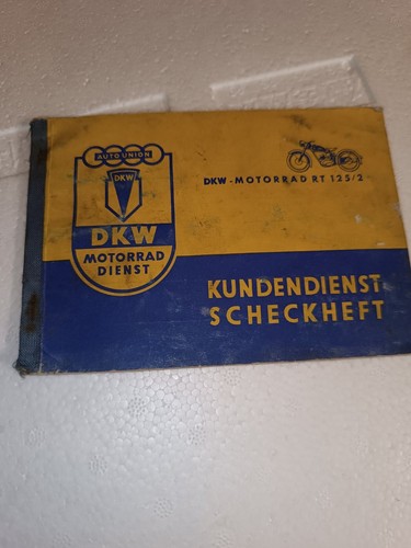 Dkw 125 libretto assegni - rt, 125/2