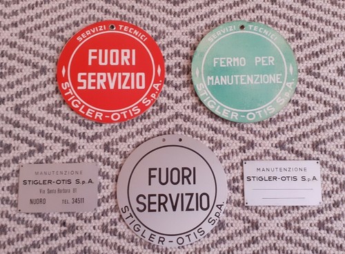Lotto placche targhe insegne - placche,