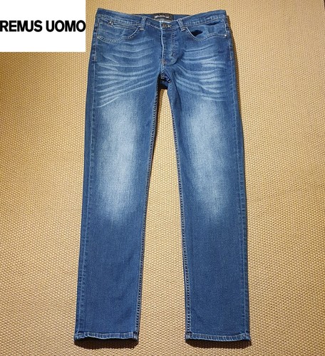 Jeans remus uomo blu - slim, fit