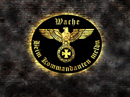 Quadro led guardia - ww2, vecchie