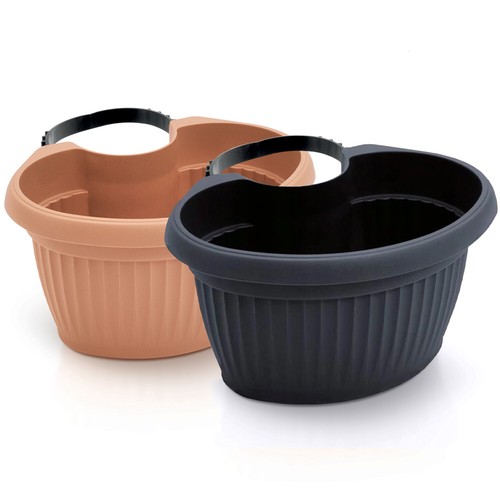 Vaso ovale terra dtry classico - vaso,
