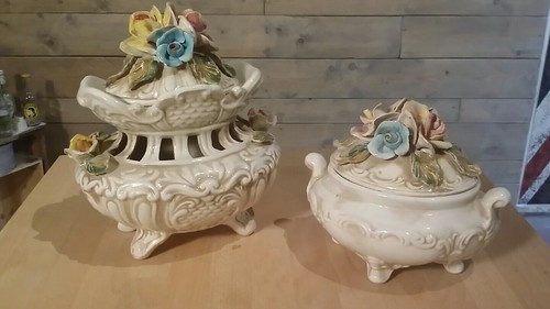 Coppia oggetti capodimonte - coppia,