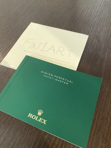 Rolex booklet yatch master - rolex,