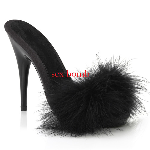 Sexy marilyn feather sandals - sexy,