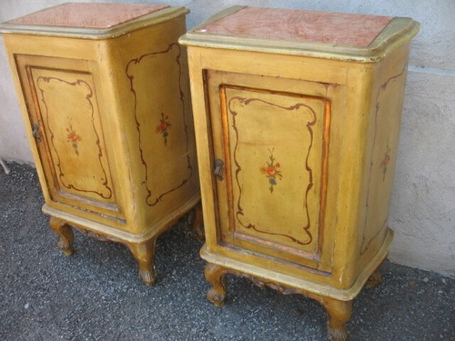 Comodine laccate veneziane - 2,