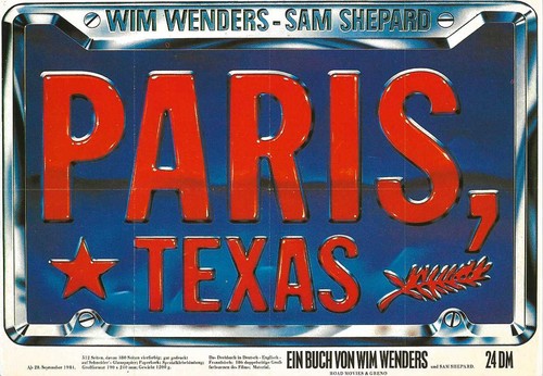Paris texas wim - "paris,,