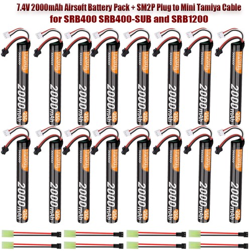 1200mah batteria lipo - 7,4v,