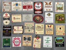 Etichette vini liquori - vini, e
