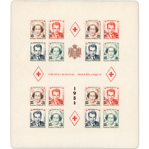 Monaco blocco foglio - blocco, croce