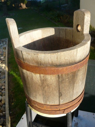 Vecchia botte legno - botte, in