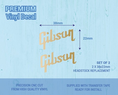 Gibson headstock decalcomania - gibson,