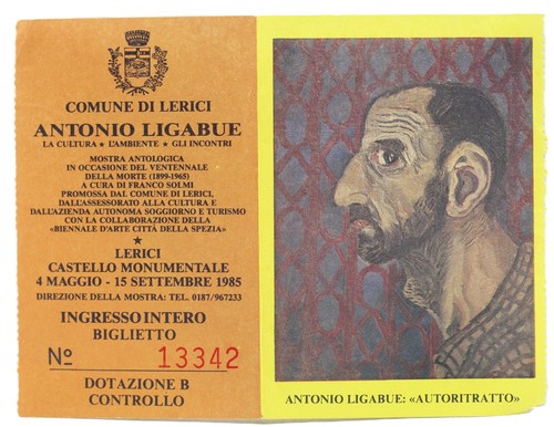 Biglietto mostra antonio - mostra,