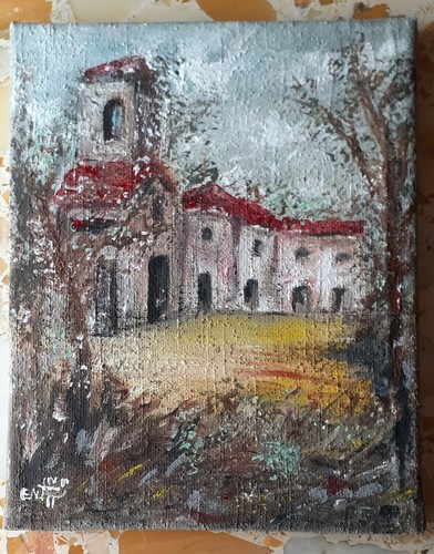 Quadro tela con telaio - su,