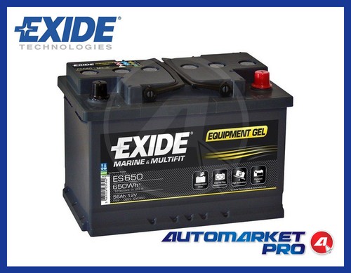 Batteria exide es650 - al, gel