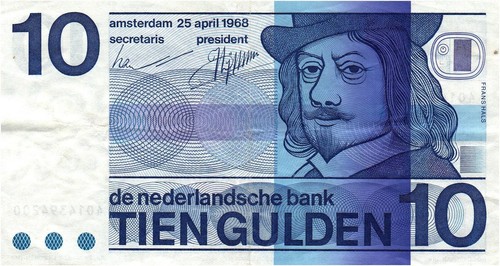 Netherlands gulden 1968 - 10,