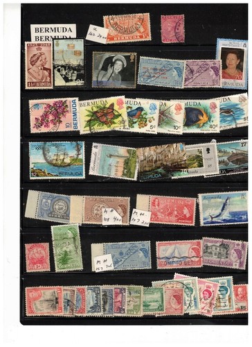 Bermuda over stamps - stamps, s.hi**