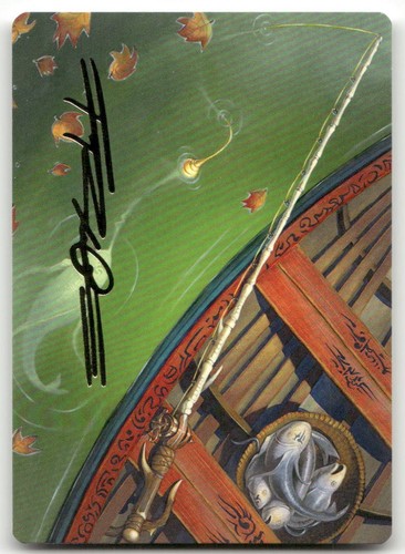 Carta arte palo pesca - carta, (18/54)