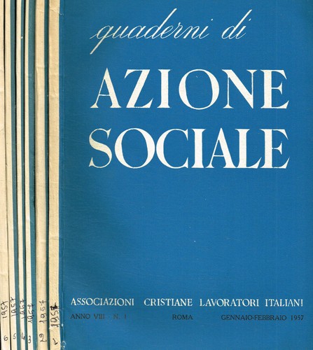 Quaderni azione sociale - quaderni,