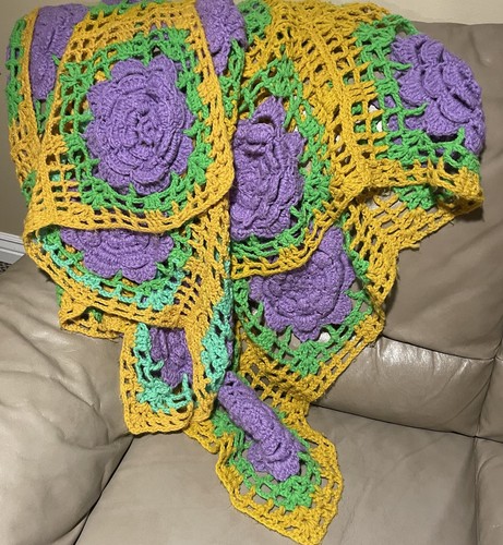Coperta nonna fatta mano - fatta, a