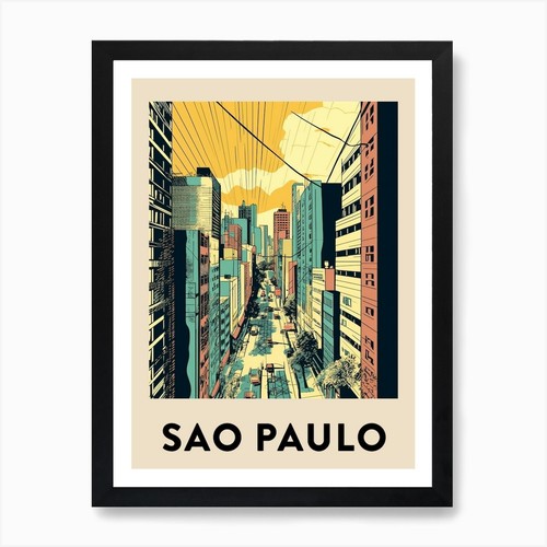 Poster viaggio vintage san - poster, da