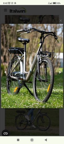 Bici elettrica italwin nuvola - elettrica,