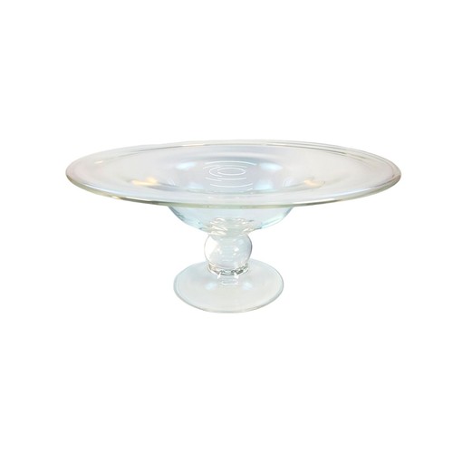 Piedistallo piatto vetro vaso - piatto,