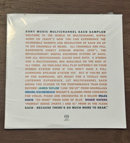 Sony music multichannel sacd - music,