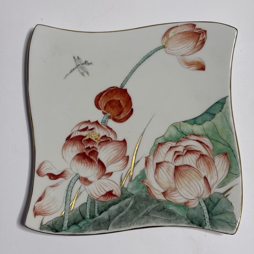 Piatto ceramica dipinta a - piatto, in
