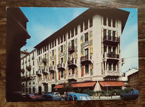 Milano via malpighi cartolina - malpighi,