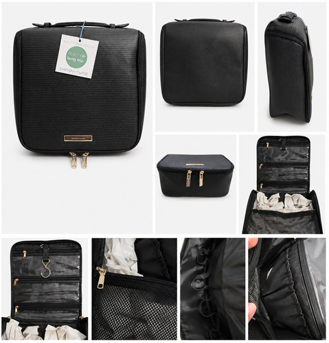 Borsa trucco tartan - borsa, +