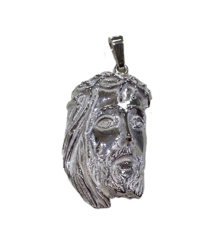 Pendente testa cristo in - pendente, di