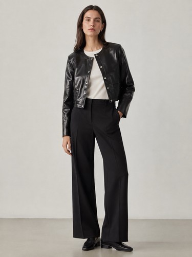 Giacca nera theory - giacca, crop