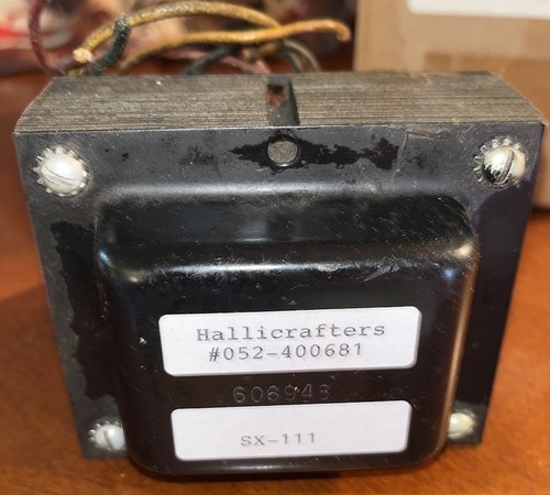 Hallicrafters power xfmr - power,