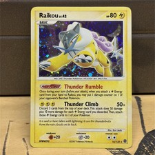 Pokemon raikou 132 - raikou, holo