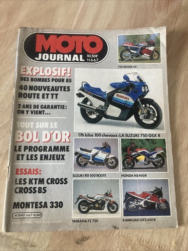 Moto journal 667 1984 ktm - 1984,