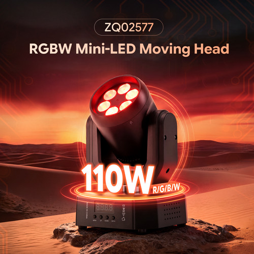 110w led moving - head, rgbw