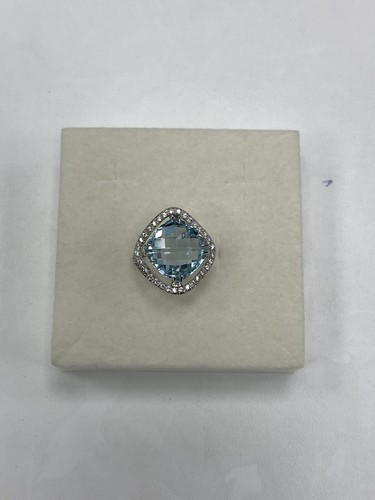 Anello oro bianco con zirconi