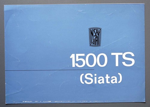 Brochure nsu fiat 1500 - nsu,