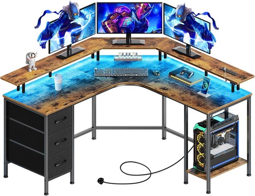 Scrivania gaming forma l - di,