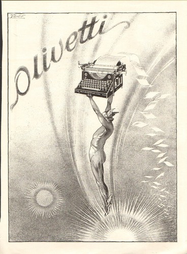 Rara pubblicità olivetti 1928 - rara,