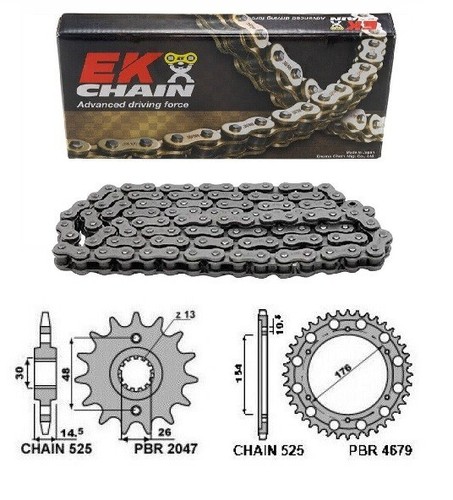 Kit trasmissione honda vfr 800 - trasmissione,
