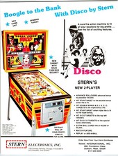 Volantino flipper discoteca