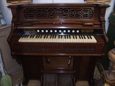 ORGANO A MANTICE CON REGISTRI INGLESE LONDRA  ANNO 1800