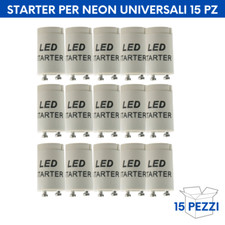 STARTER UNIVERSALE PER TUBI NEON lampada fluorescente tubi T8 e T5 pack 15 pezzi