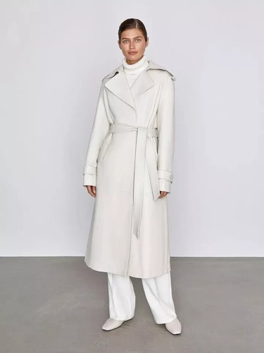 Cappotto lungo donna vera