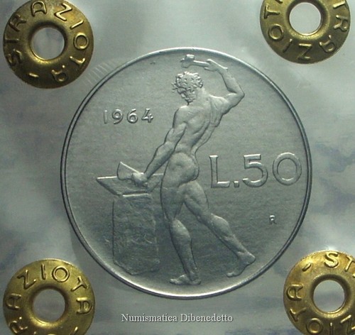 Repubblica italiana 50 lire - -,