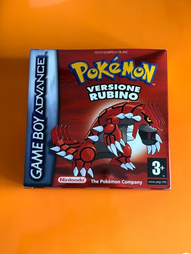 Scatola pokémon rubino - pokémon,